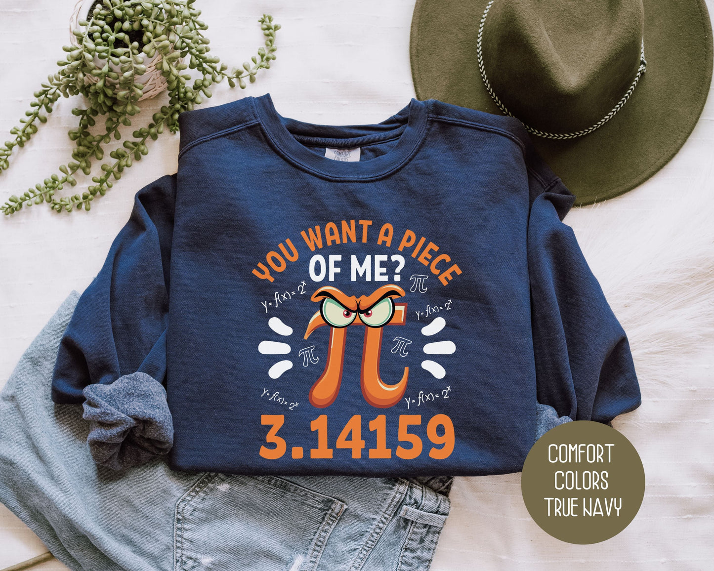 Funny Pi Day Comfort Colors Sweatshirt