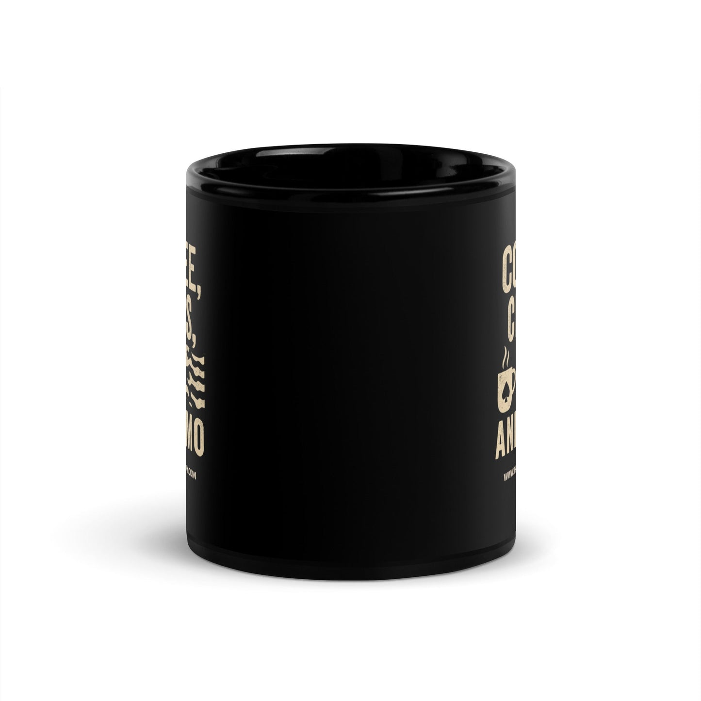 Coffee Chaos And Camo Glossy Mug