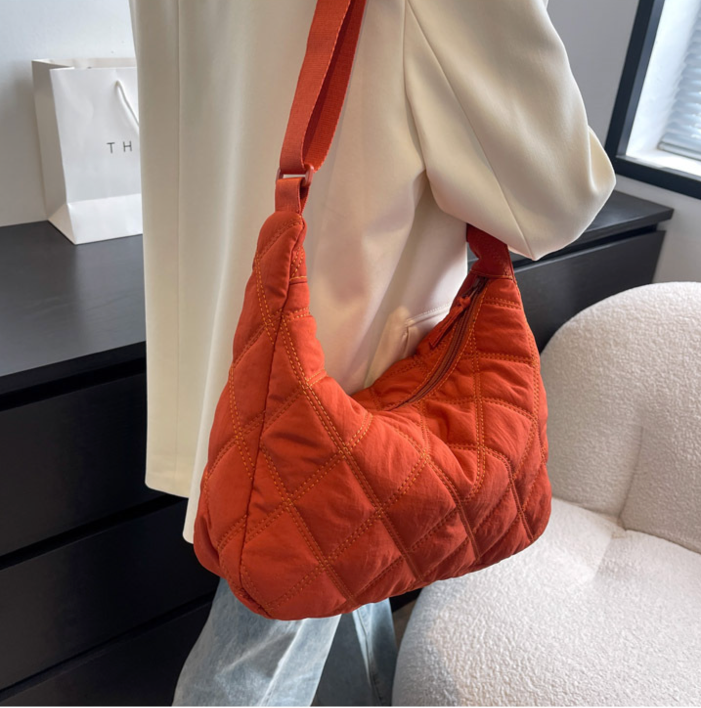 Millie Quilted Shoulder Bag