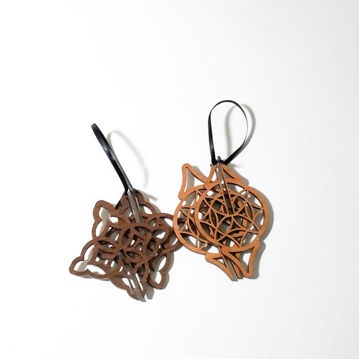 Wood Christmas Ornaments
