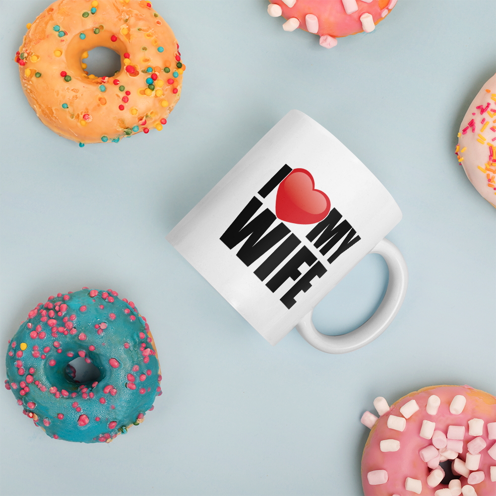 I Love My Wife Coffee Mug