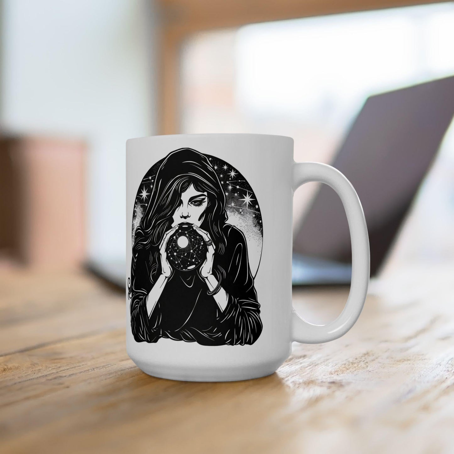 Mystic Fortune Teller Mug | Witchy Ceramic Coffee Cup (15oz)
