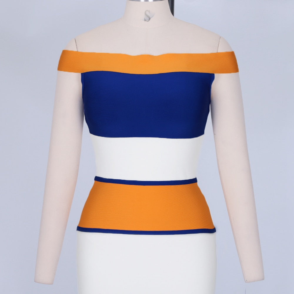 New Arrivals Bandage Dresses Off Shoulder Celebrity Bandage Dresses Yellow Mermaid Party Dresses
