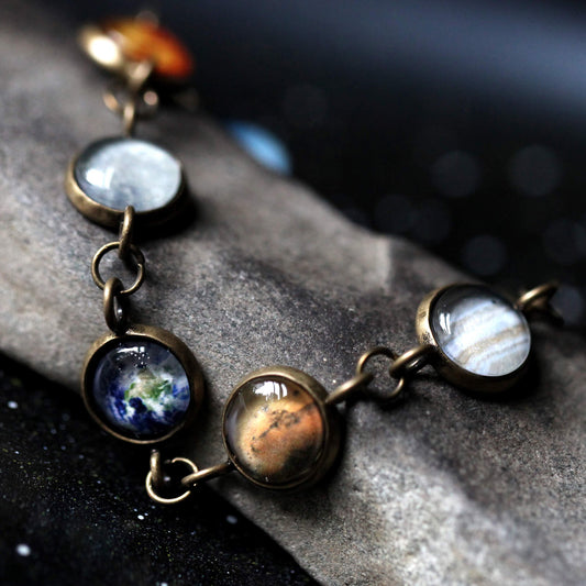 Discontinued - Solar System Galaxy Bracelet - Milky Way, Planets