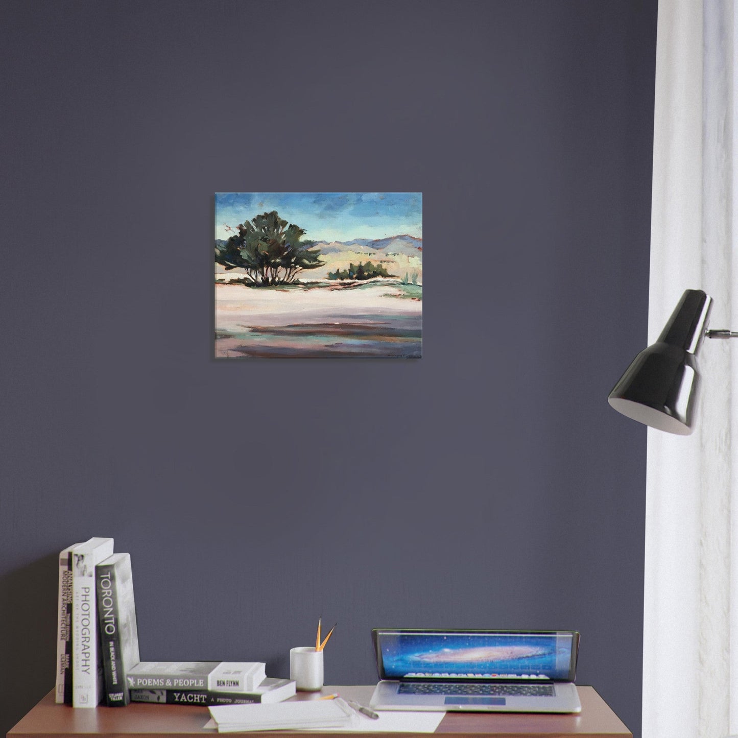'Georgia's View' Southwestern Landscape I 16x20 inch Art Print on Canvas I Original Artwork by American Artist Barbara Cleary