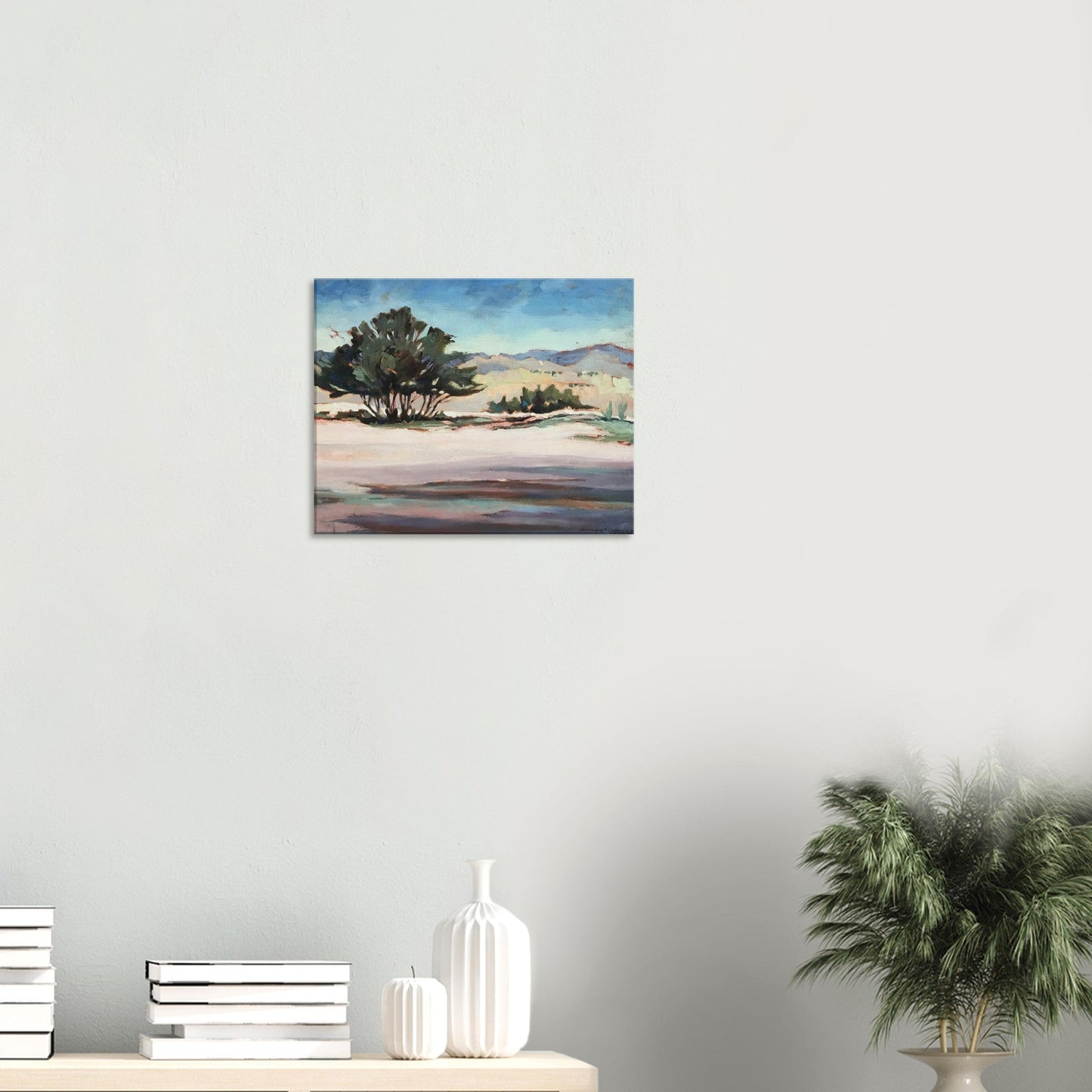 'Georgia's View' Southwestern Landscape I 16x20 inch Art Print on Canvas I Original Artwork by American Artist Barbara Cleary