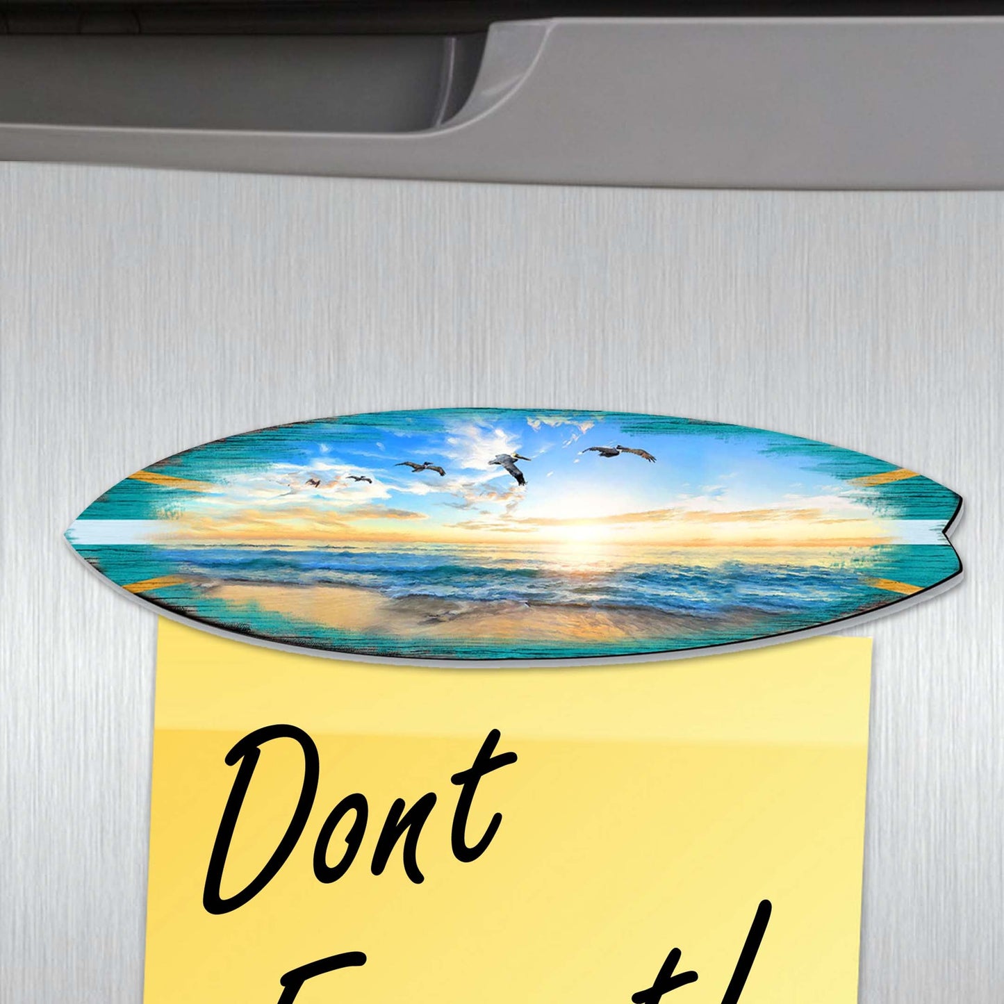 Surfboards Decorative Eco Wood Magnets Set of 6 by G. Debrekht - Coastal Decor - 8090066G-S6