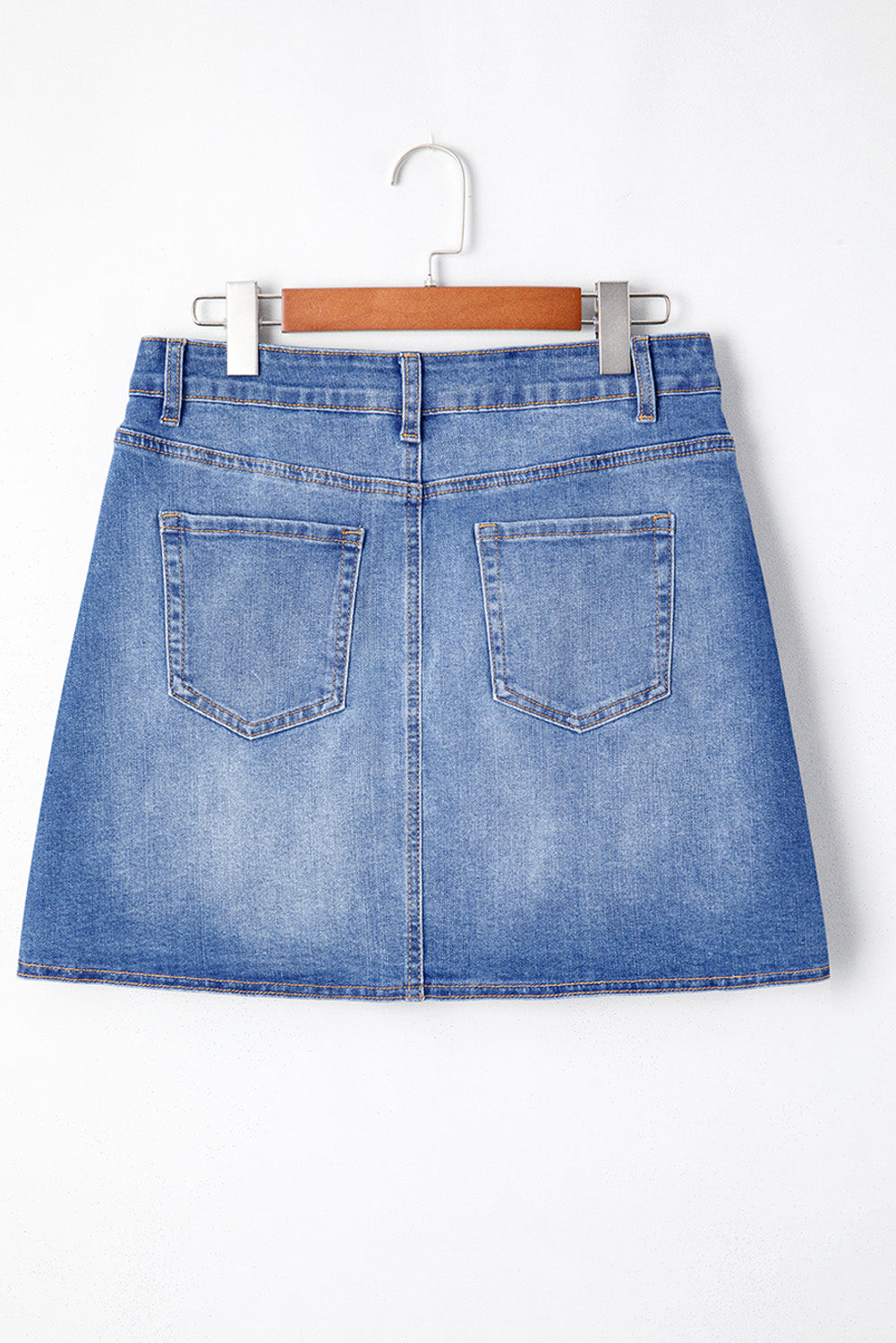 Renamara Crossed Waist Mini Skirt-1