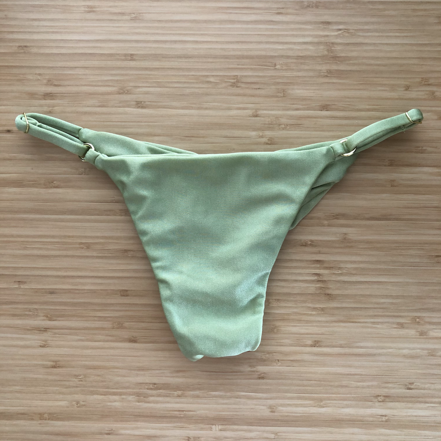 Olive Green Tanga Bikini Bottom