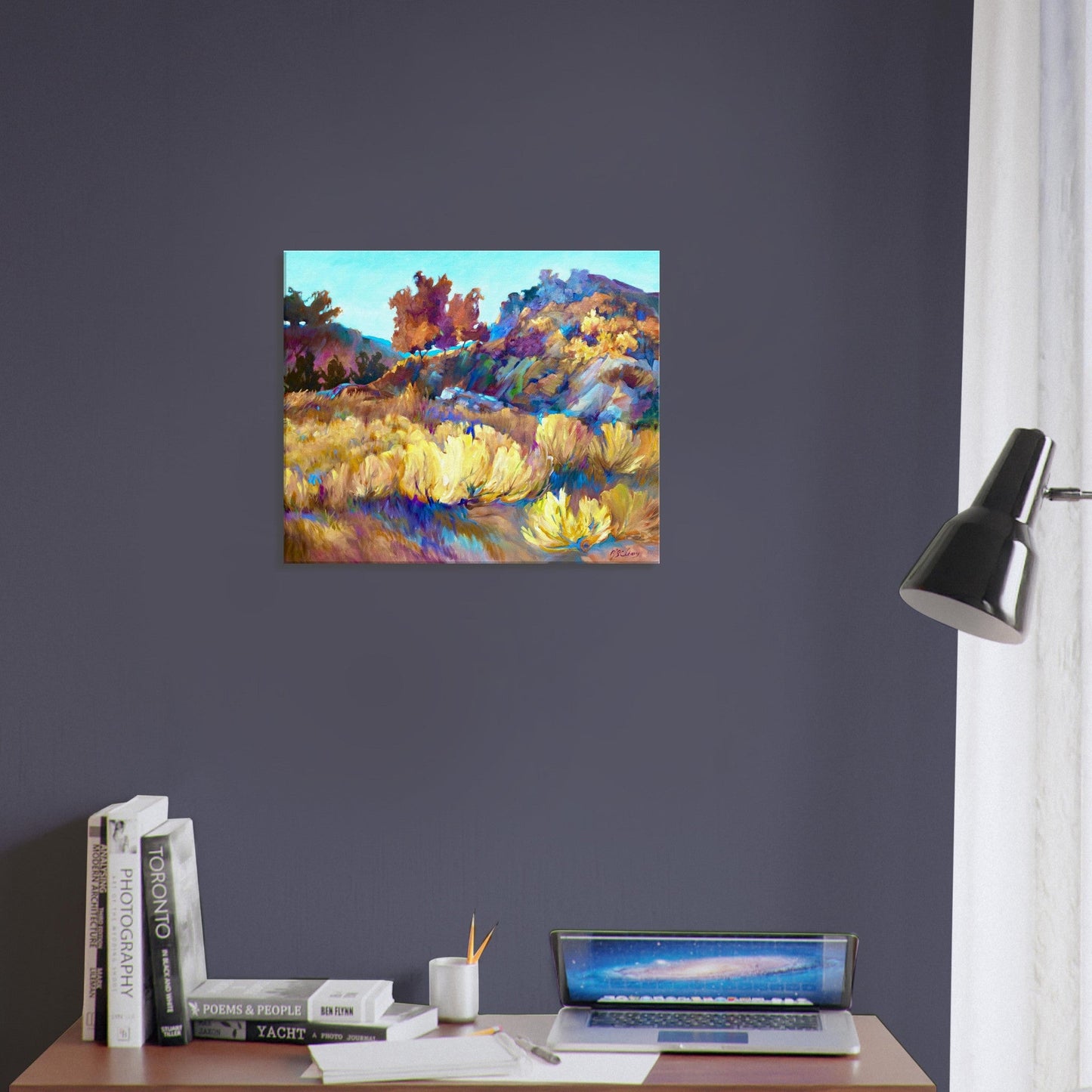 "Rock Ridge" Landscape I 20x24 inch Canvas Art Print I Original Artwork by American Artist Barbara Cleary