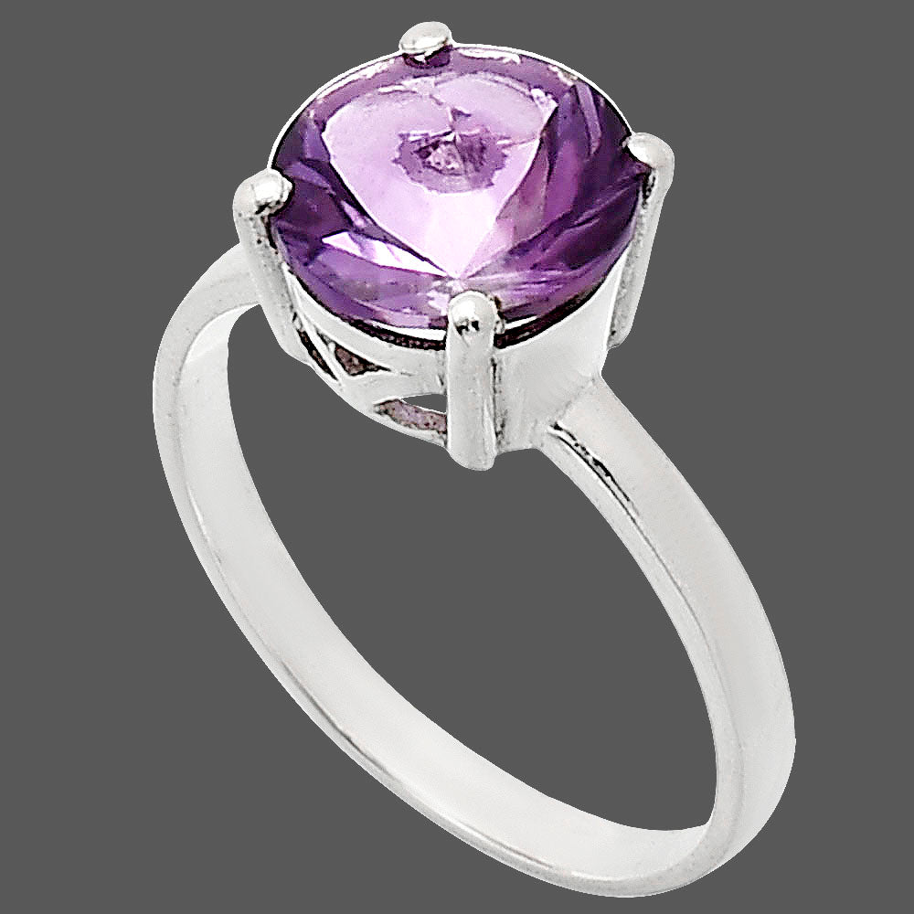Fancy Cut Premium African Amethyst Ring size-9.5 R-1019 11-ER10033