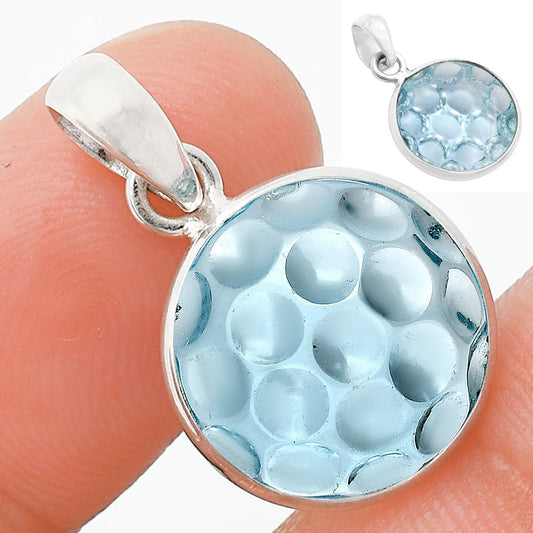 Fancy Cut Premium Sky Blue Topaz Pendant P-1001 13-EP10047