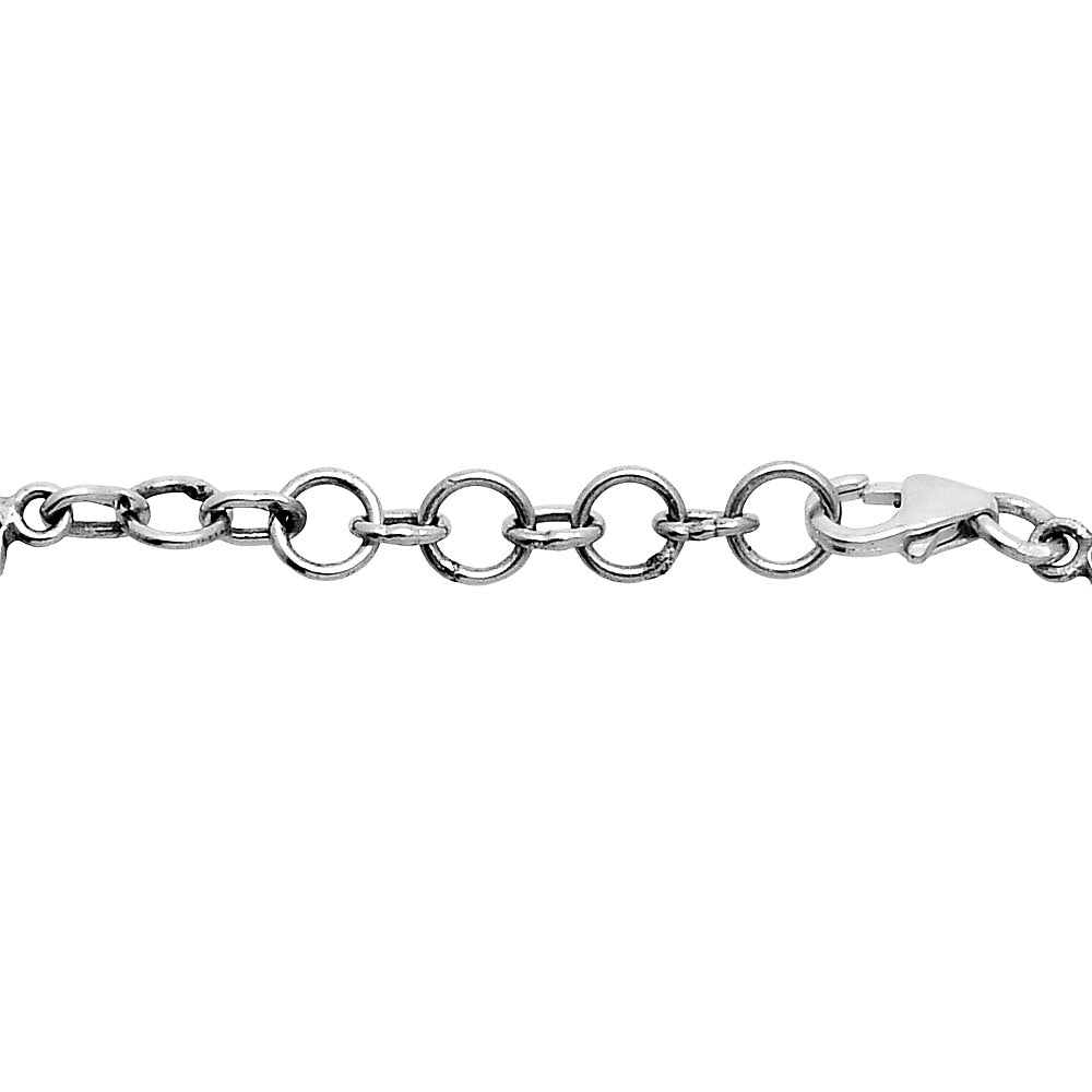 Premium Hessonite Garnet Checker Briolette Bracelet B-1001 14-EB10067