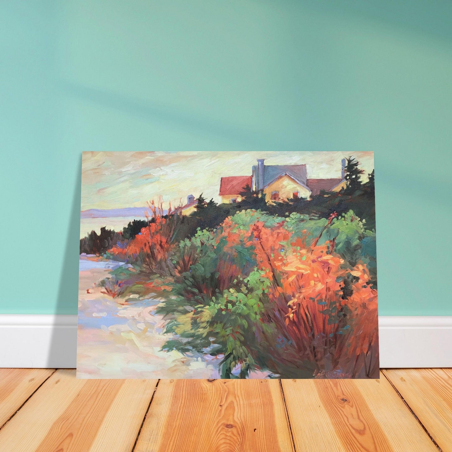 'Crest View' Still Life  I 12x16 Museum-Quality Matte Paper Poster | Original Artwork by American Artist Barbara Cleary