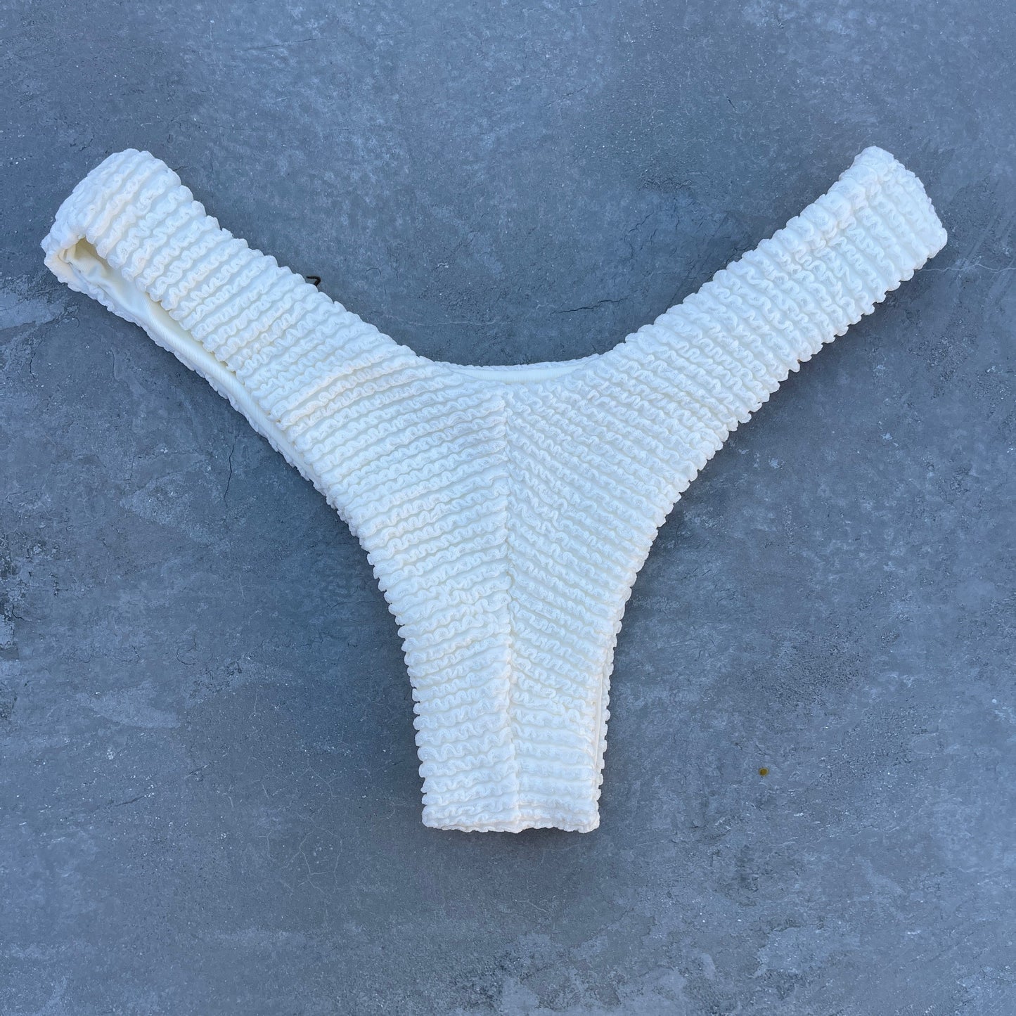 Pearl Textured Bia Bikini Bottom