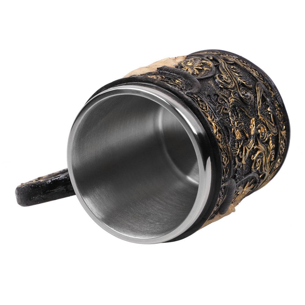 Sheep Skull 3D Coffee Mugs Stainless Steel 350ml
