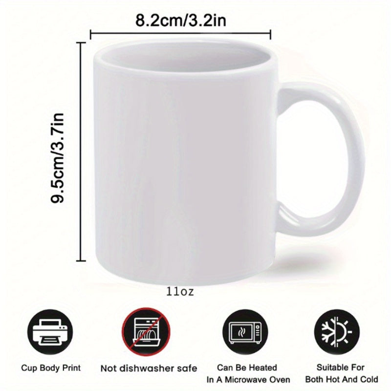 3D Ceramic Coffee Mug with Romantic Quote for Couples