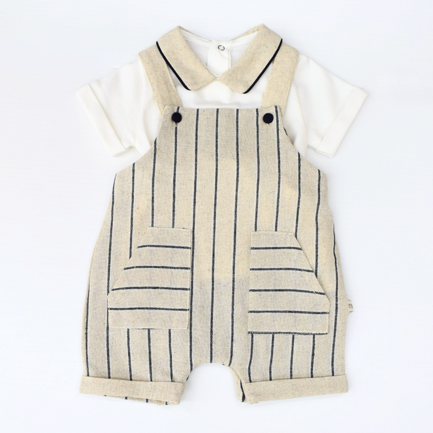 Playful Stripe Baby Boys Set