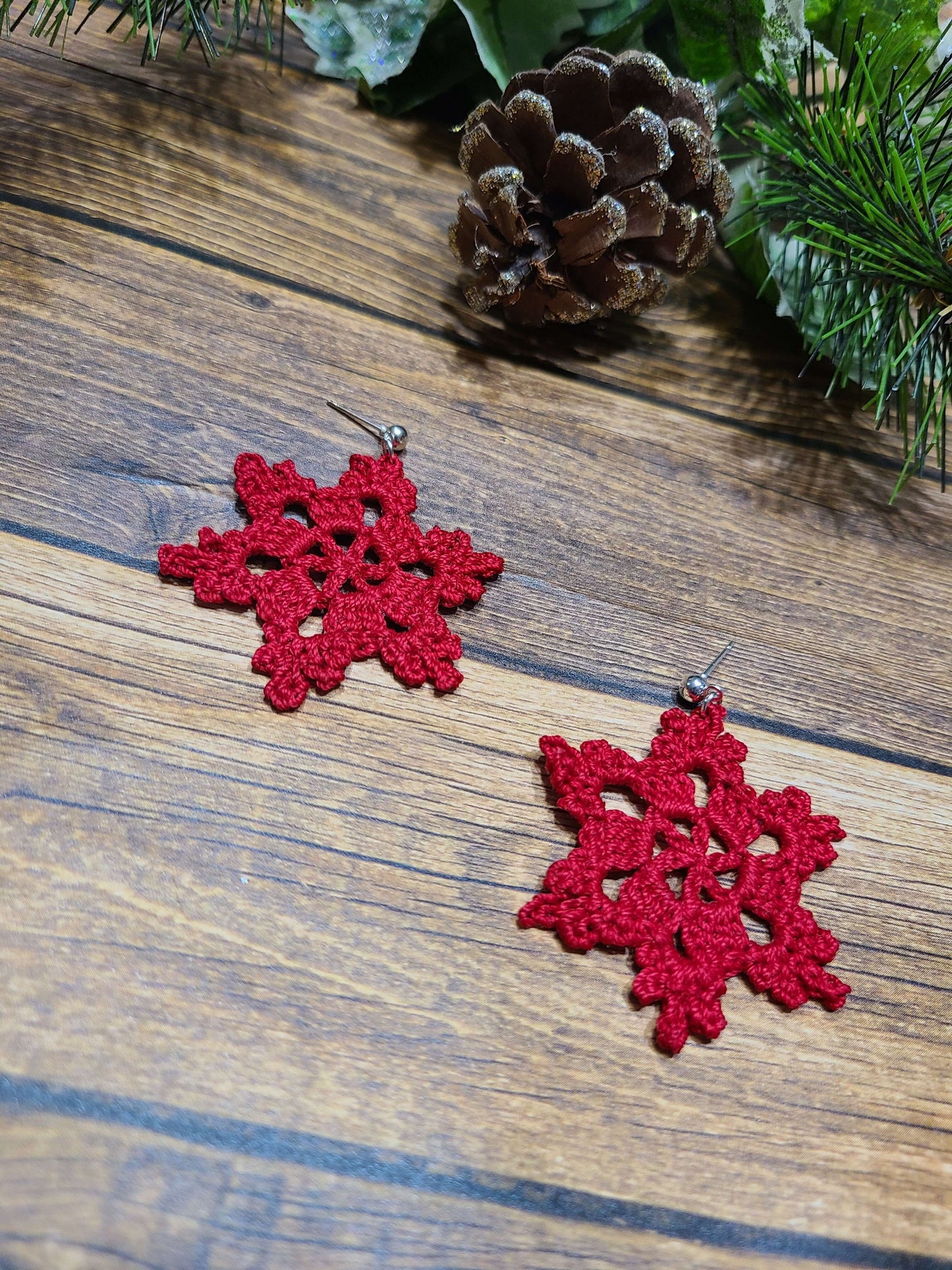 Snow Flake Earrings