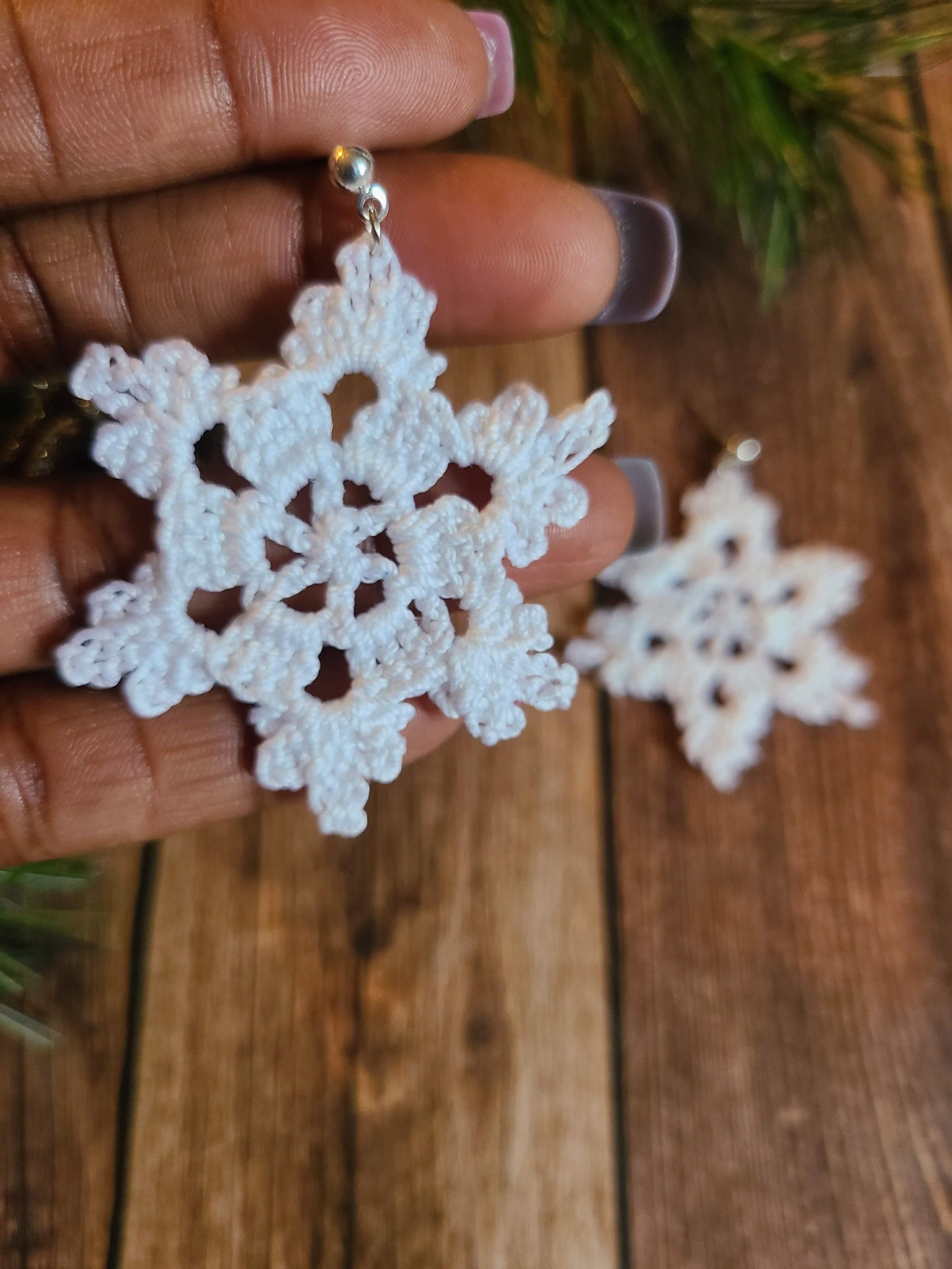 Snow Flake Earrings