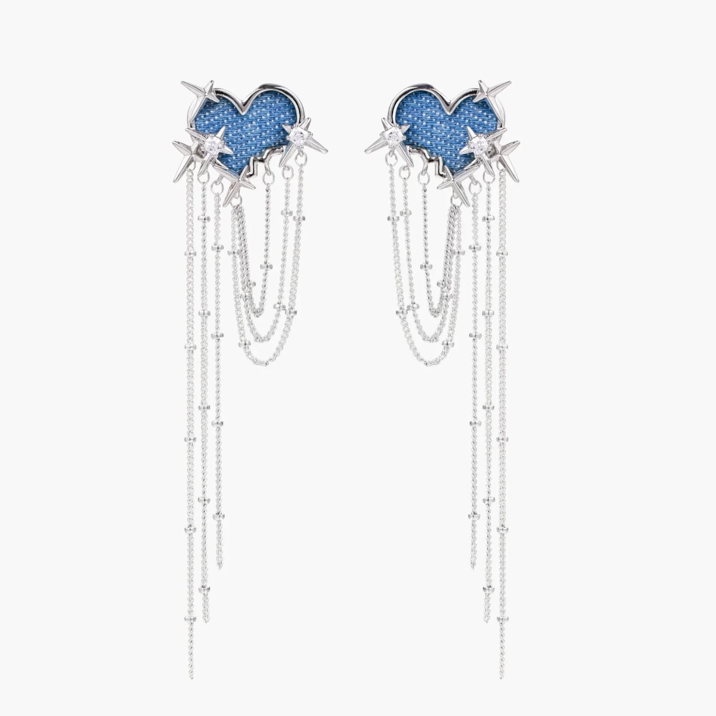 Starfall Heart Earrings