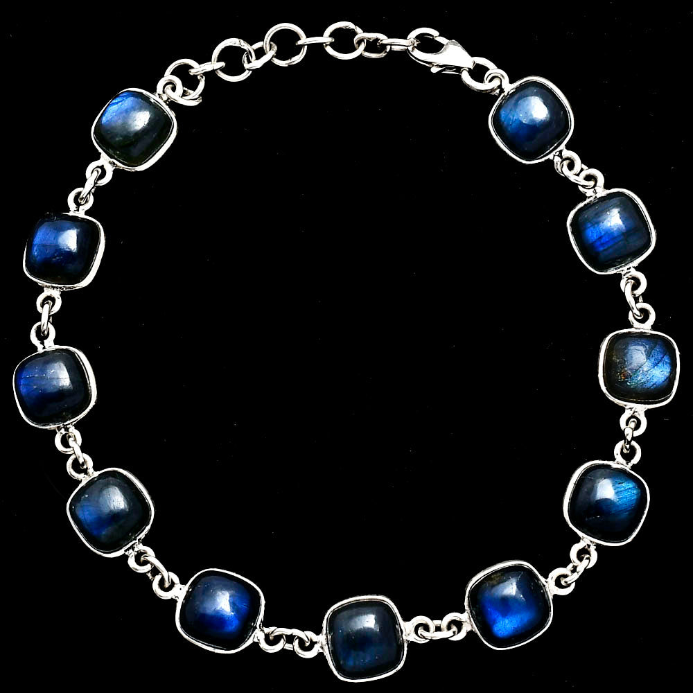 Premium Quality Blue Fire Labradorite - Madagascar Bracelet B-1001 24-EB10095