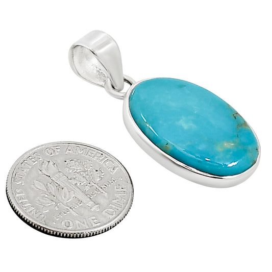 Natural Rare Turquoise Nevada Aztec Mt Pendant P-1002 27-EP10901