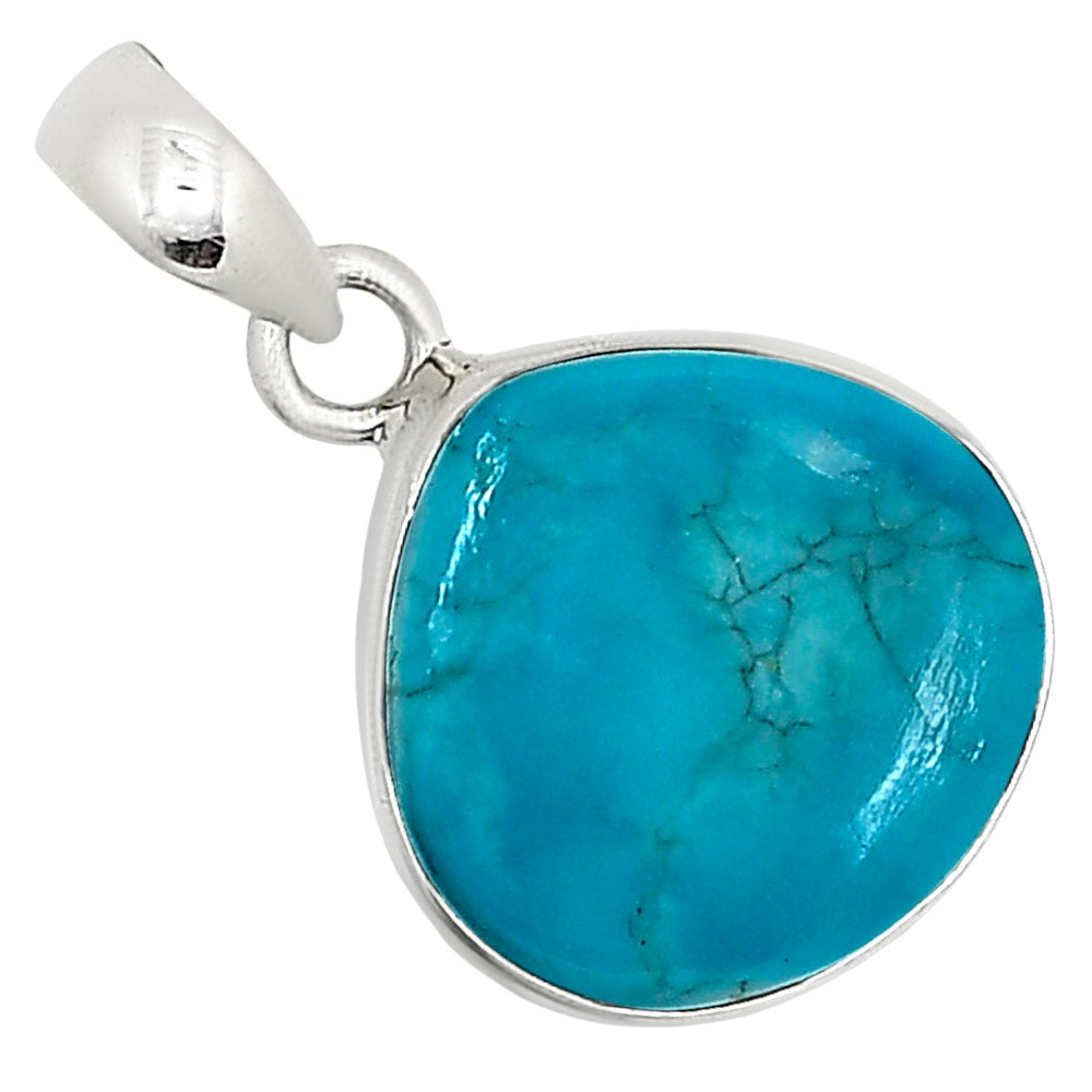 Natural Rare Turquoise Nevada Aztec Mt Pendant P-1001 27-EP11124