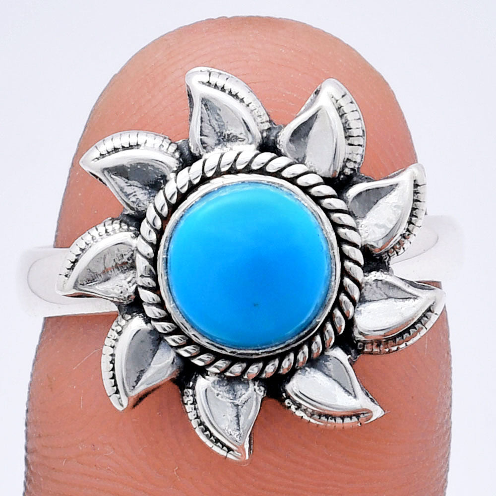 Premium Quality Sun - Sleeping Beauty Turquoise Ring size-8 R-1617 27-ER11079
