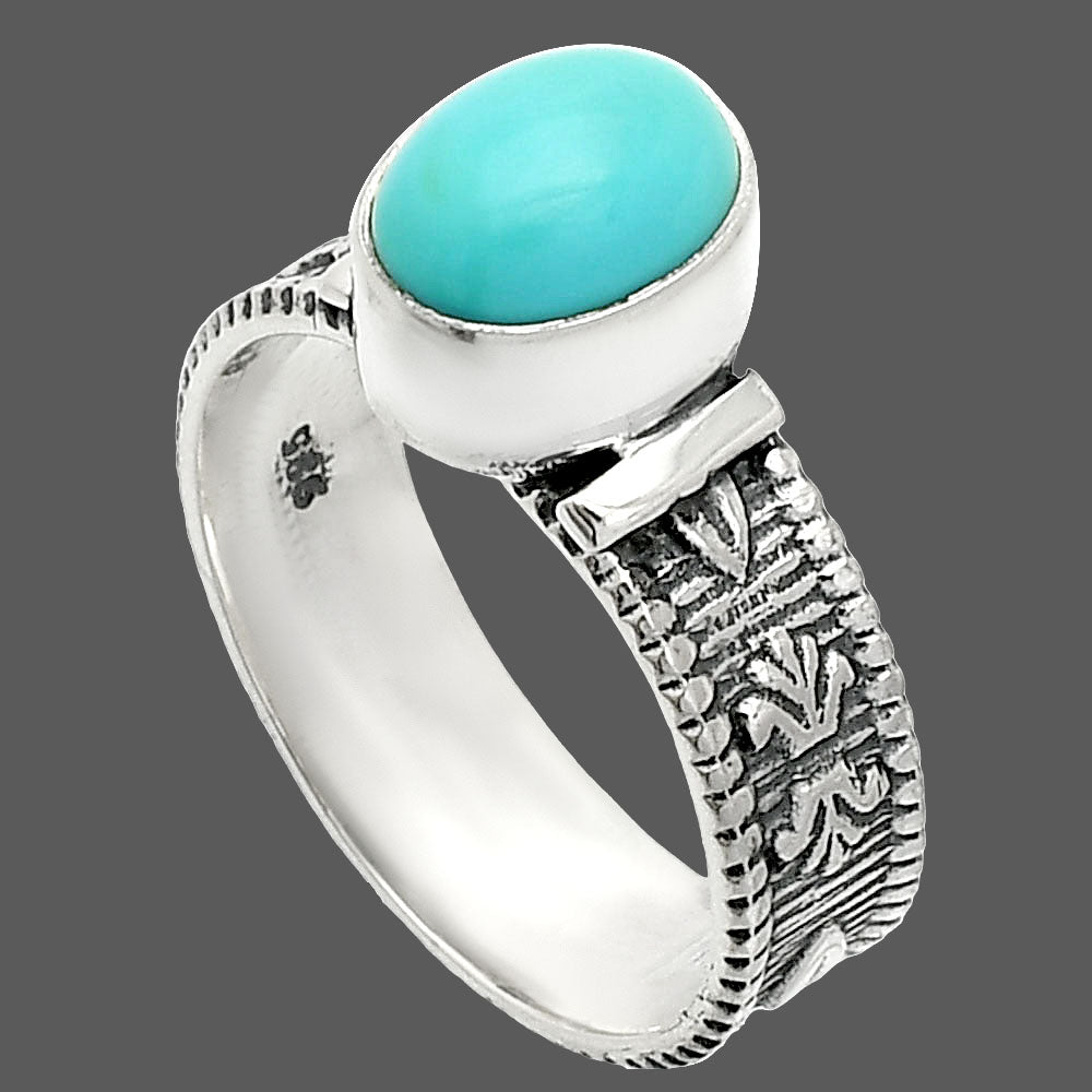 Sleeping Beauty Turquoise - USA Ring size-6 R-1058 27-ER11359