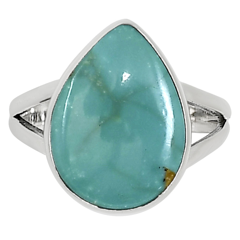 Natural Rare Turquoise Nevada Aztec Mt Ring size-8.5 R-1002 27-ER15291