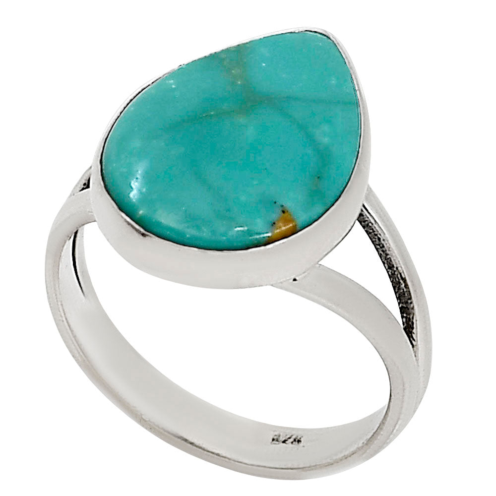 Natural Rare Turquoise Nevada Aztec Mt Ring size-8.5 R-1002 27-ER15291