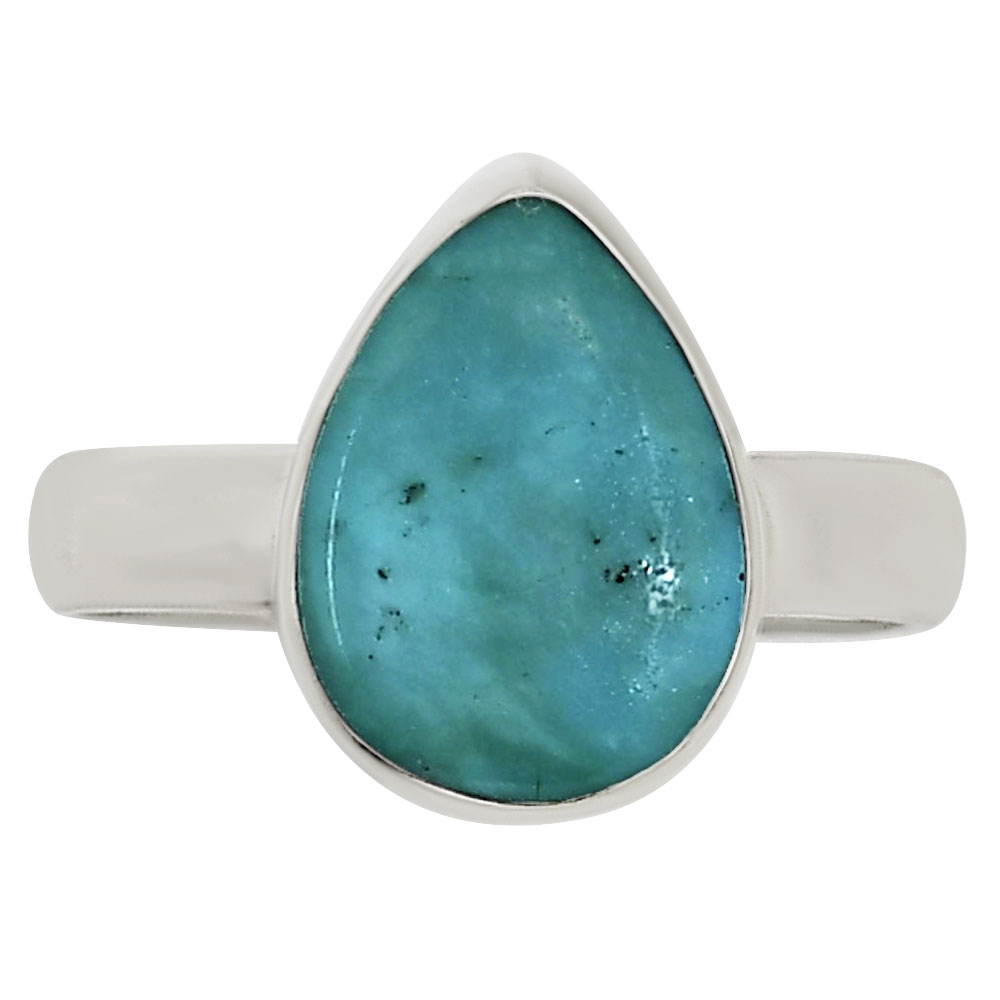 Natural Rare Turquoise Nevada Aztec Mt Ring size-6 R-1001 27-ER15526