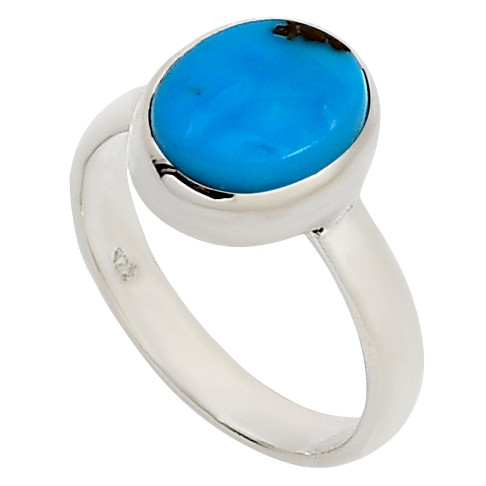Natural Rare Turquoise Nevada Aztec Mt Ring size-8 R-1004 27-ER15738