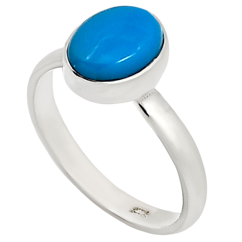 Natural Rare Turquoise Nevada Aztec Mt Ring size-5 R-1001 27-ER15870