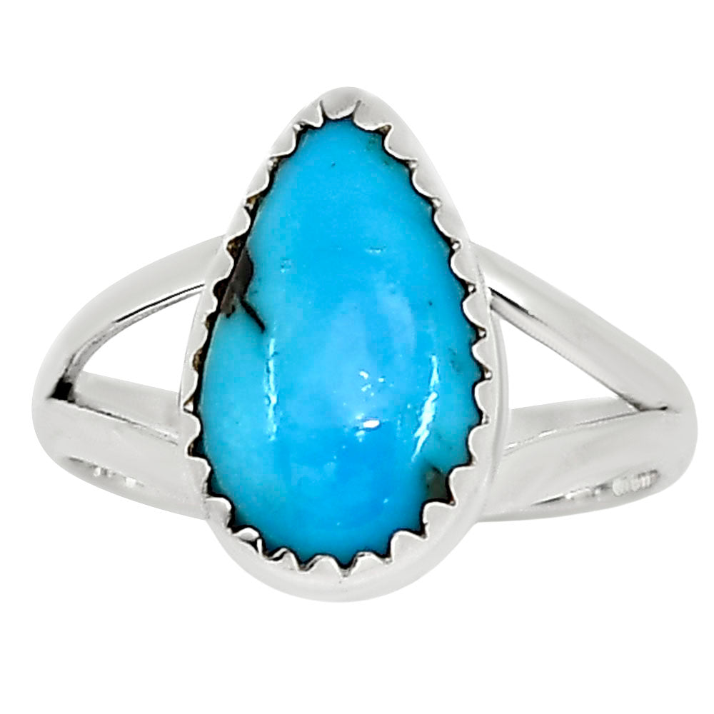 Natural Rare Turquoise Nevada Aztec Mt Ring size-6 R-1227 27-ER16051