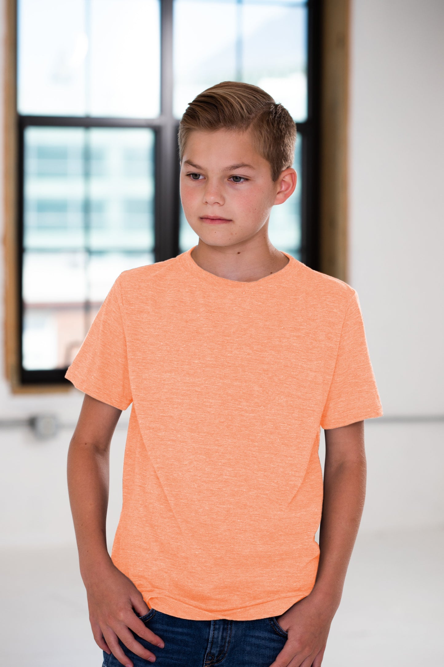 Youth Eco-Triblend Short Sleeve Tee (Fashion Colors)