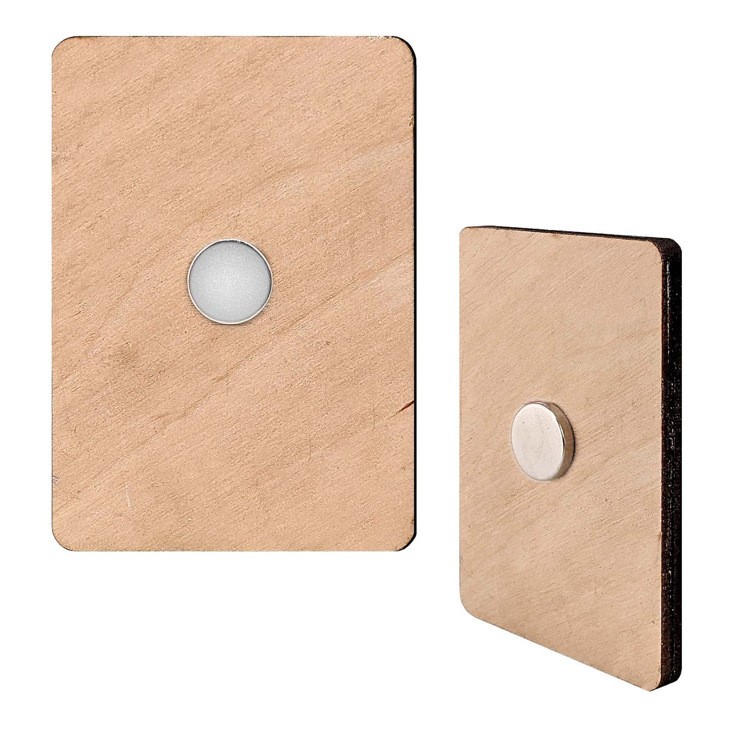 Northern Wonders Decorative Eco Wood Magnets Set of 6 by Nature Wonders - Wildlife Decor - 8090119G-S6