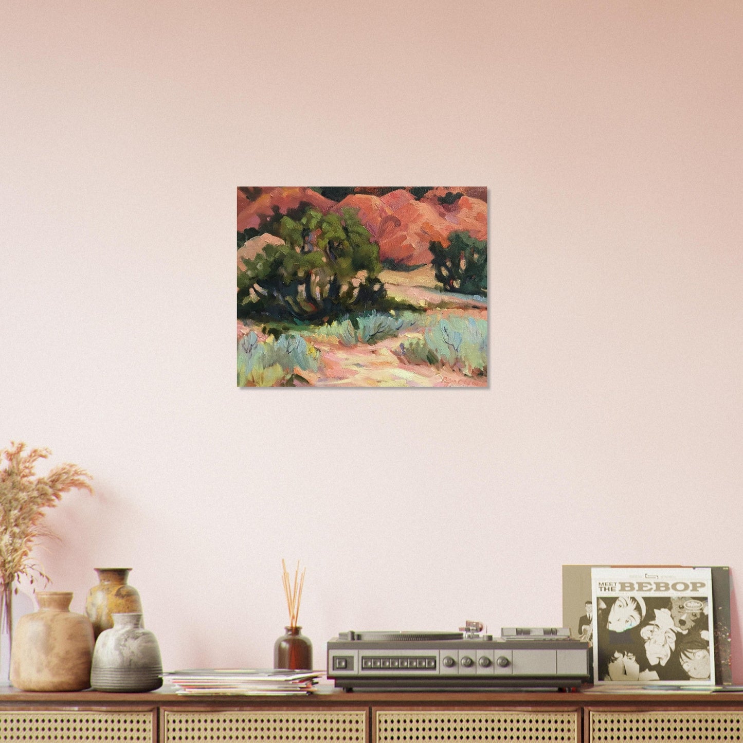 ‘Mesa at Ghost Ranch’ Southwestern Landscape | 16x20 Museum Quality Matte Poster | Original Artwork by American Artist Barbara Cleary