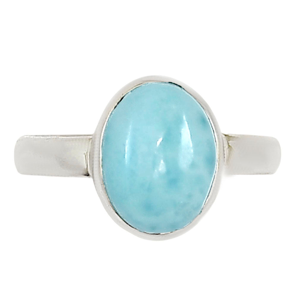 Larimar (Dominican Republic) Ring size-8 R-1001 37-ER15475