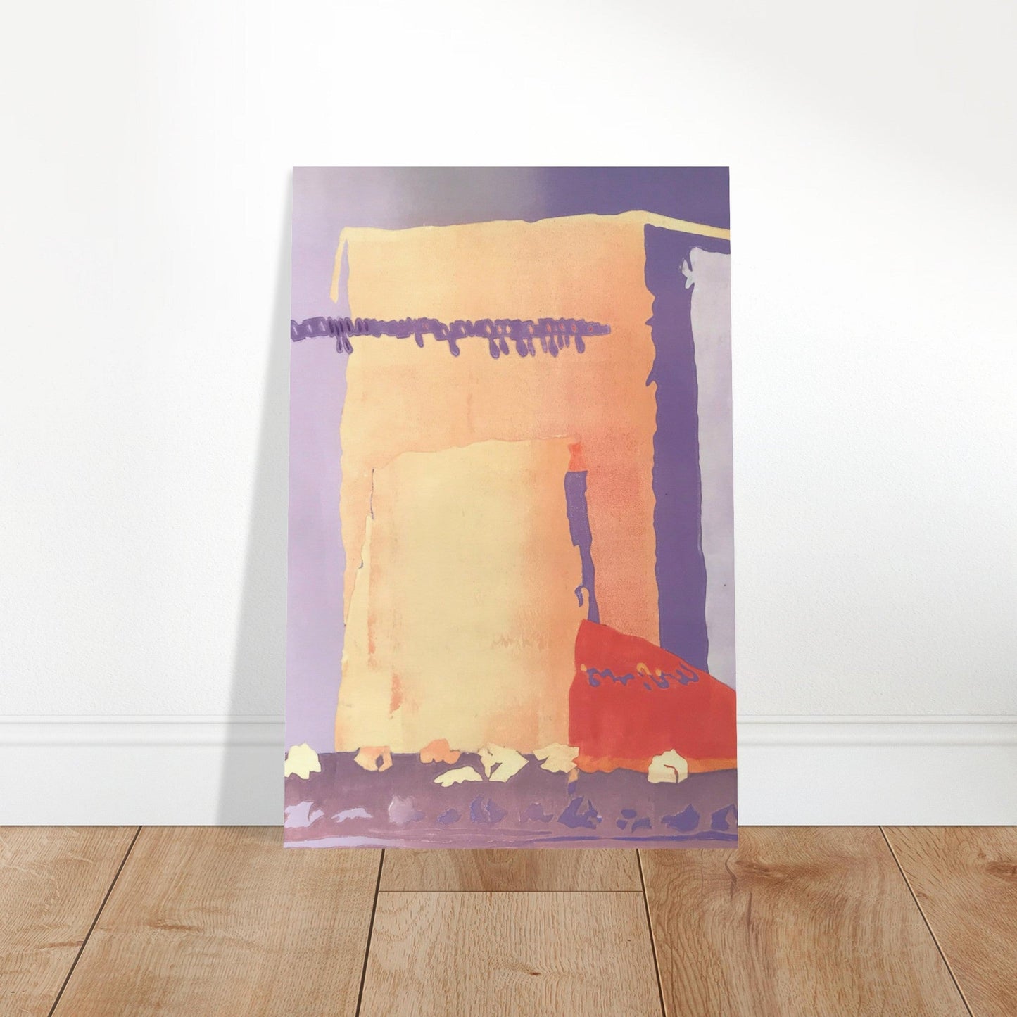 'Spirit of the Southwest' Abstract I 12x18 Museum-Quality Matte Paper Poster | Original Artwork by American Artist Barbara Cleary
