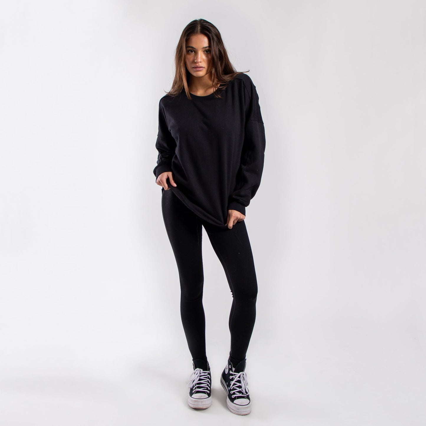 6022 - Women's Panel Crewneck Sweatshirt