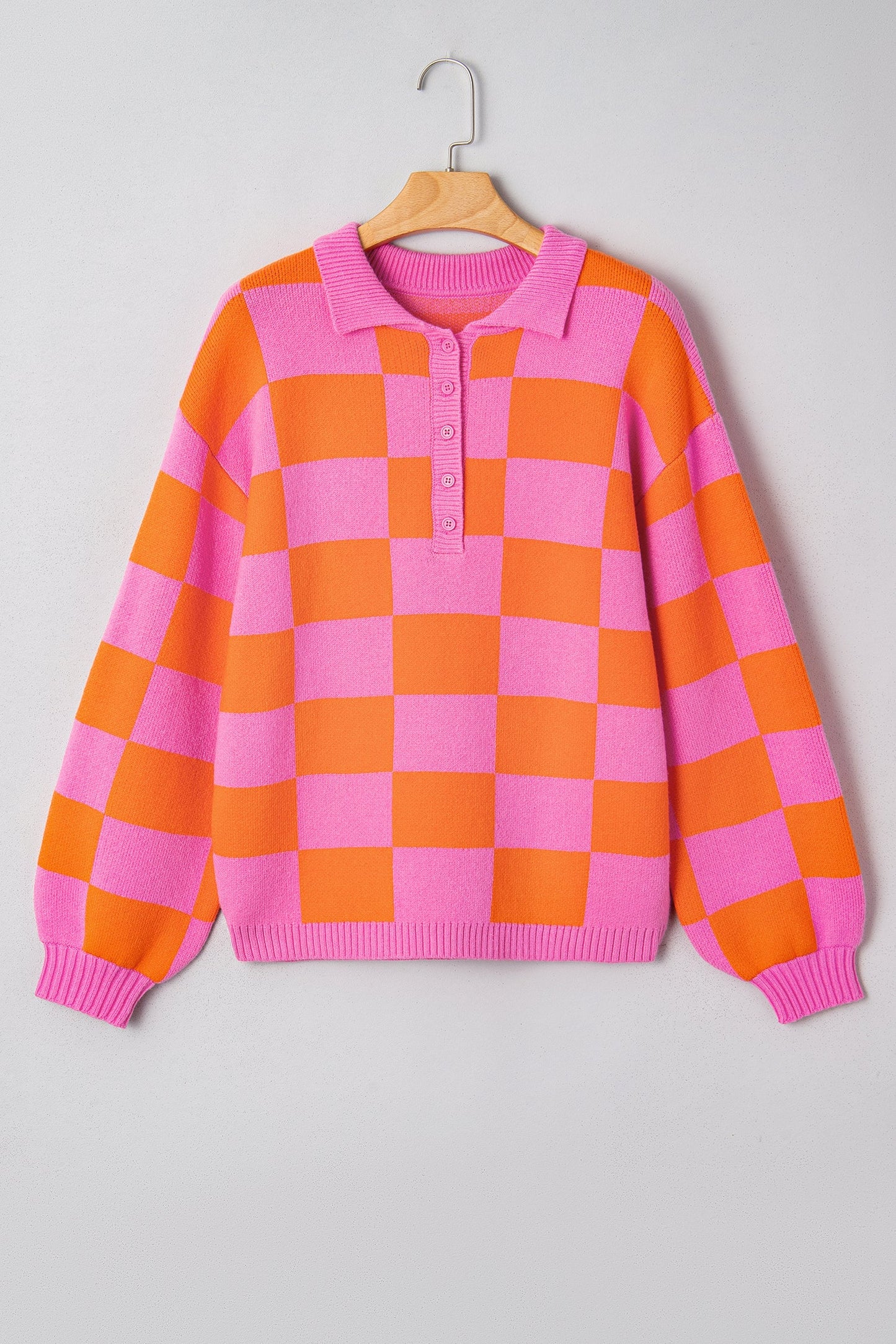 Meredith Polo Collar Baggy Sweater-0