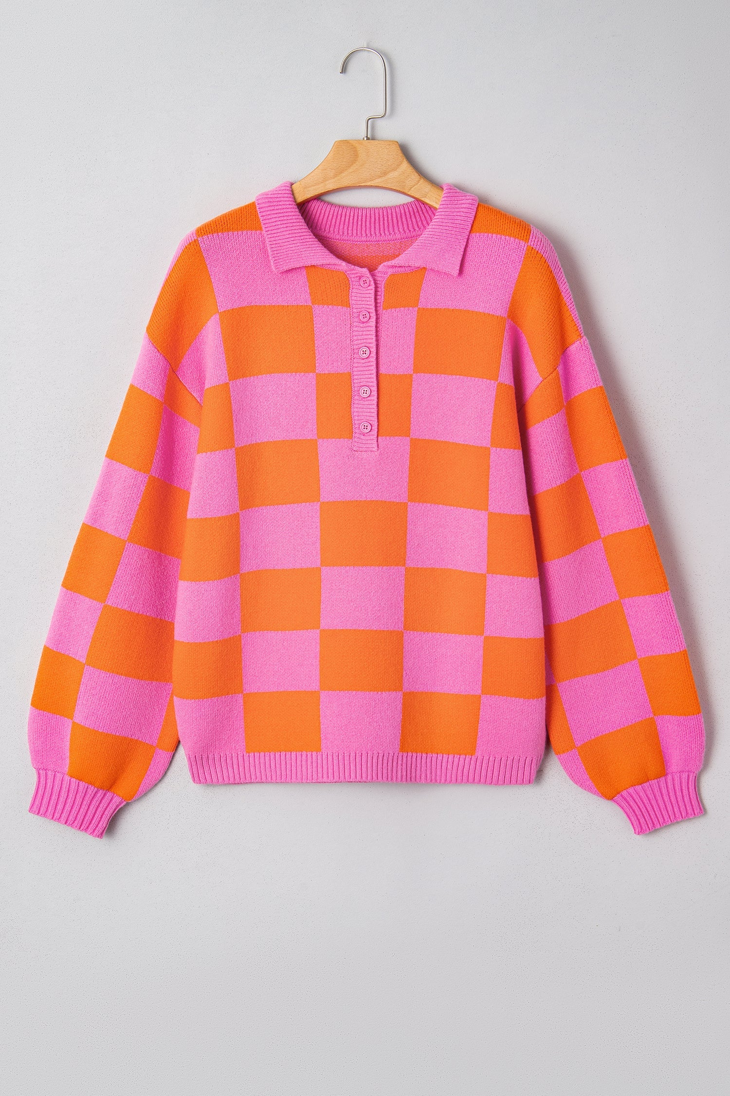 Meredith Polo Collar Baggy Sweater-0