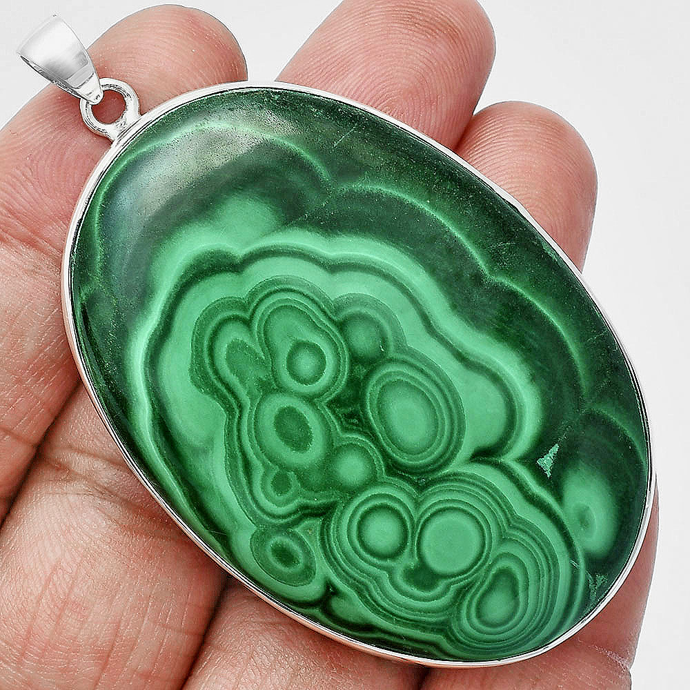 Premium Quality Malachite Eye - Congo Pendant P-1001 41-EP10297
