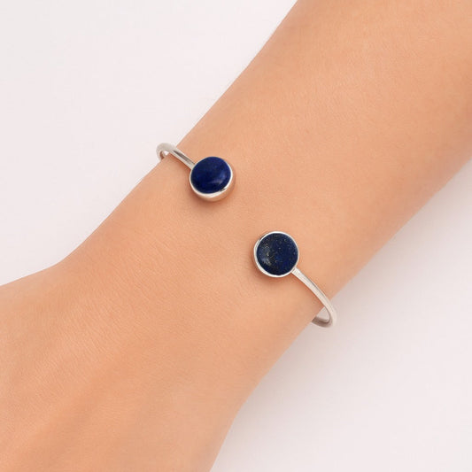 Premium Quality Lapis Lazuli Cuff Bangle Bracelet B-1004 42-EB10462