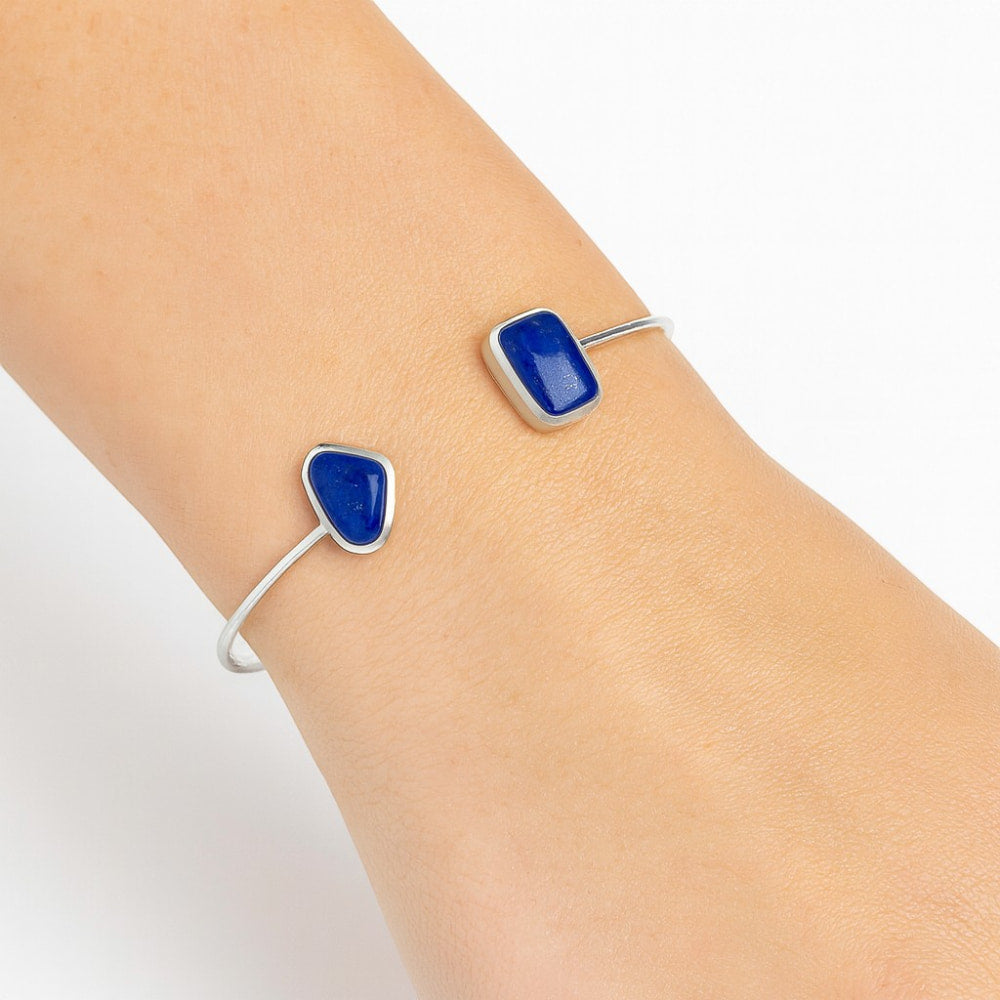 Premium Quality Lapis Lazuli Cuff Bangle Bracelet B-1004 42-EB10465
