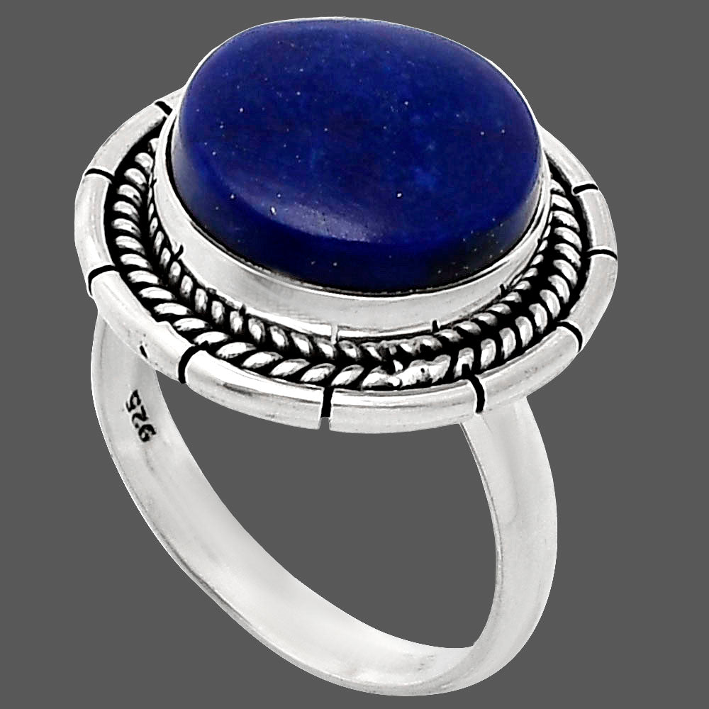 Premium Quality Lapis Lazuli - Afghanistan Ring size-8 R-1728 42-ER13598