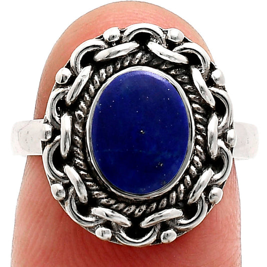 Premium Quality Lapis Lazuli - Afghanistan Ring size-7 R-1667 42-ER13633