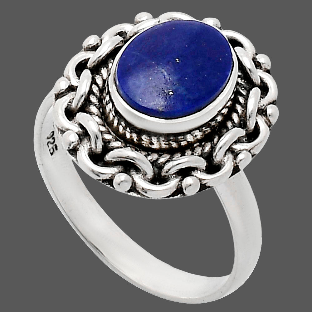Premium Quality Lapis Lazuli - Afghanistan Ring size-7 R-1667 42-ER13633